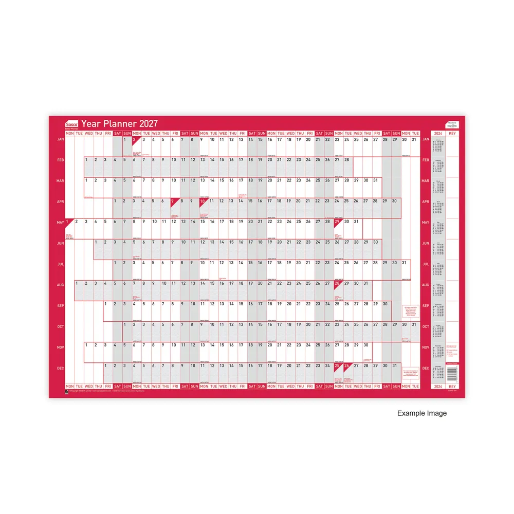 Sasco 2027 Year Planner Mounted - 2410285