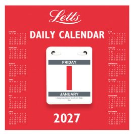 Letts 2027 Business Calendar Daily Tear-off Desktop
