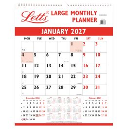 Letts 2027 Business Calendar Large Monthly
