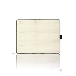 Castelli 2027 Ivory Matra Weekly Pocket Diary Black