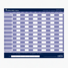 Collins 2027 Colplan A1 Holiday Planner Unmounted CWC10-27