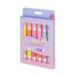 Legami Set of 6 Kitty Dual-Tip Highlighters – Meow
