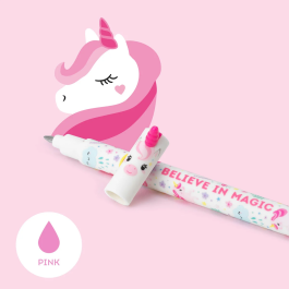 Legami Erasable Gel Pen Unicorn Pink Ink