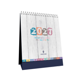 Collins 2027 Brighton Desk Calendar Month To View BTDC-27