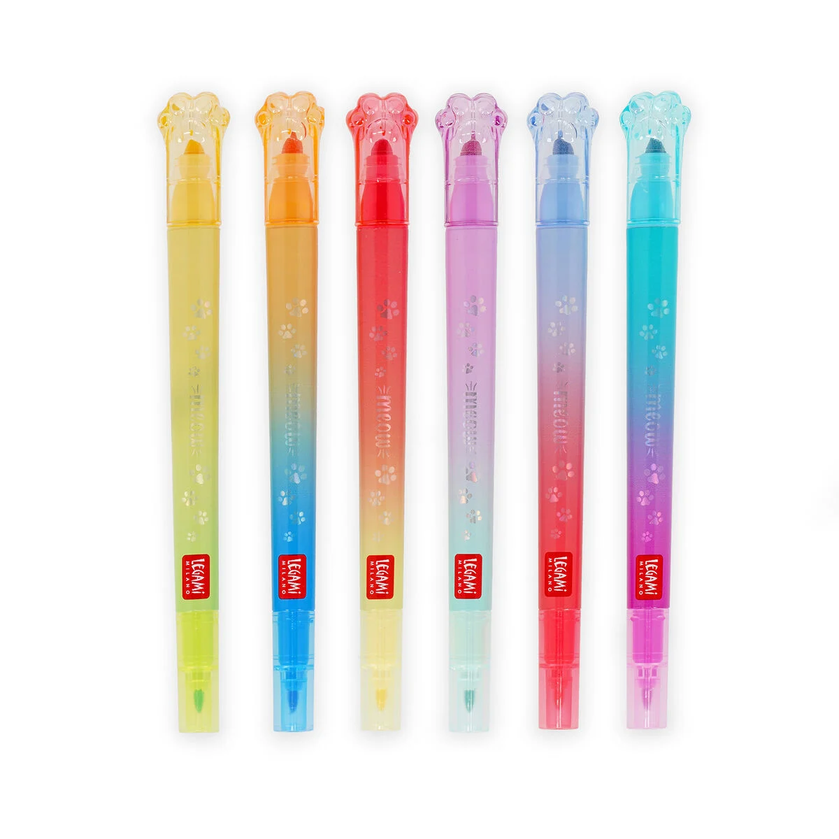 Legami Set of 6 Dual-Tip Layering Markers - Meow - Image 3