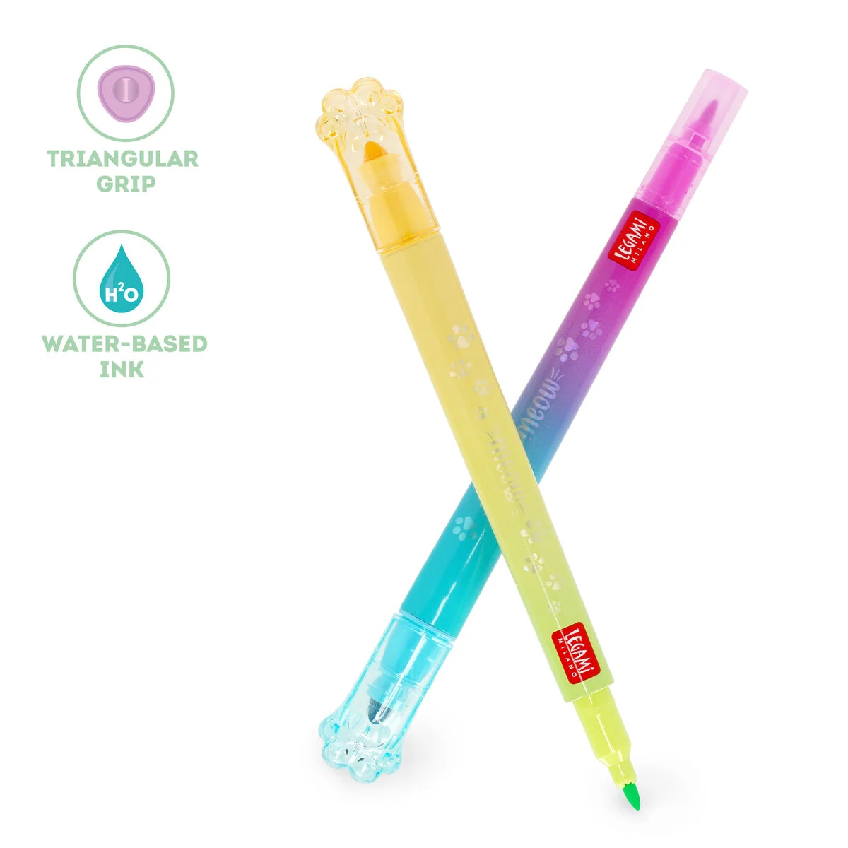 Legami Set of 6 Dual-Tip Layering Markers - Meow - Image 4