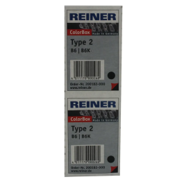 Colop Reiner B6K Replacement Ink Pad Black Pk 2