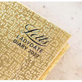 Letts 2027 Ladydate Gold Diary Week to View