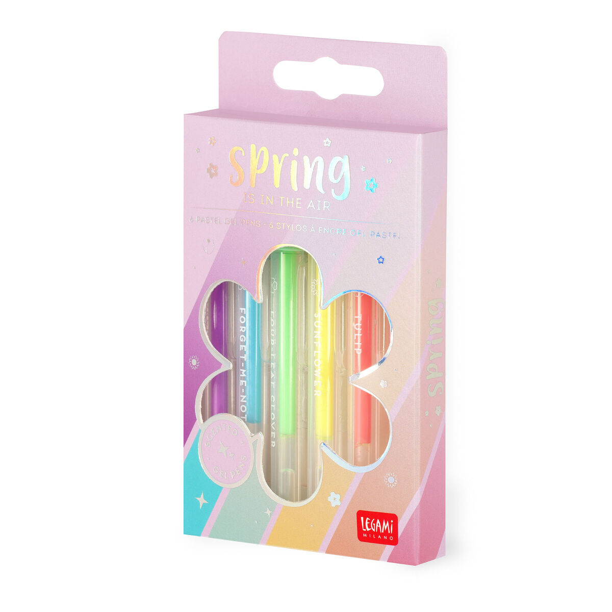 Legami Spring is in the Air Set of 6 Pastel Gel Pens