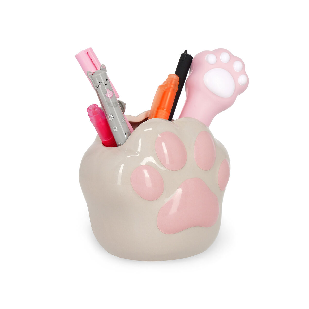 Legami Desk Friends Ceramic Pen Holder Kitty - Image 3