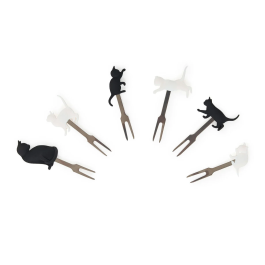 Legami Kitty – Meow Set of 6 Aperitif Forks