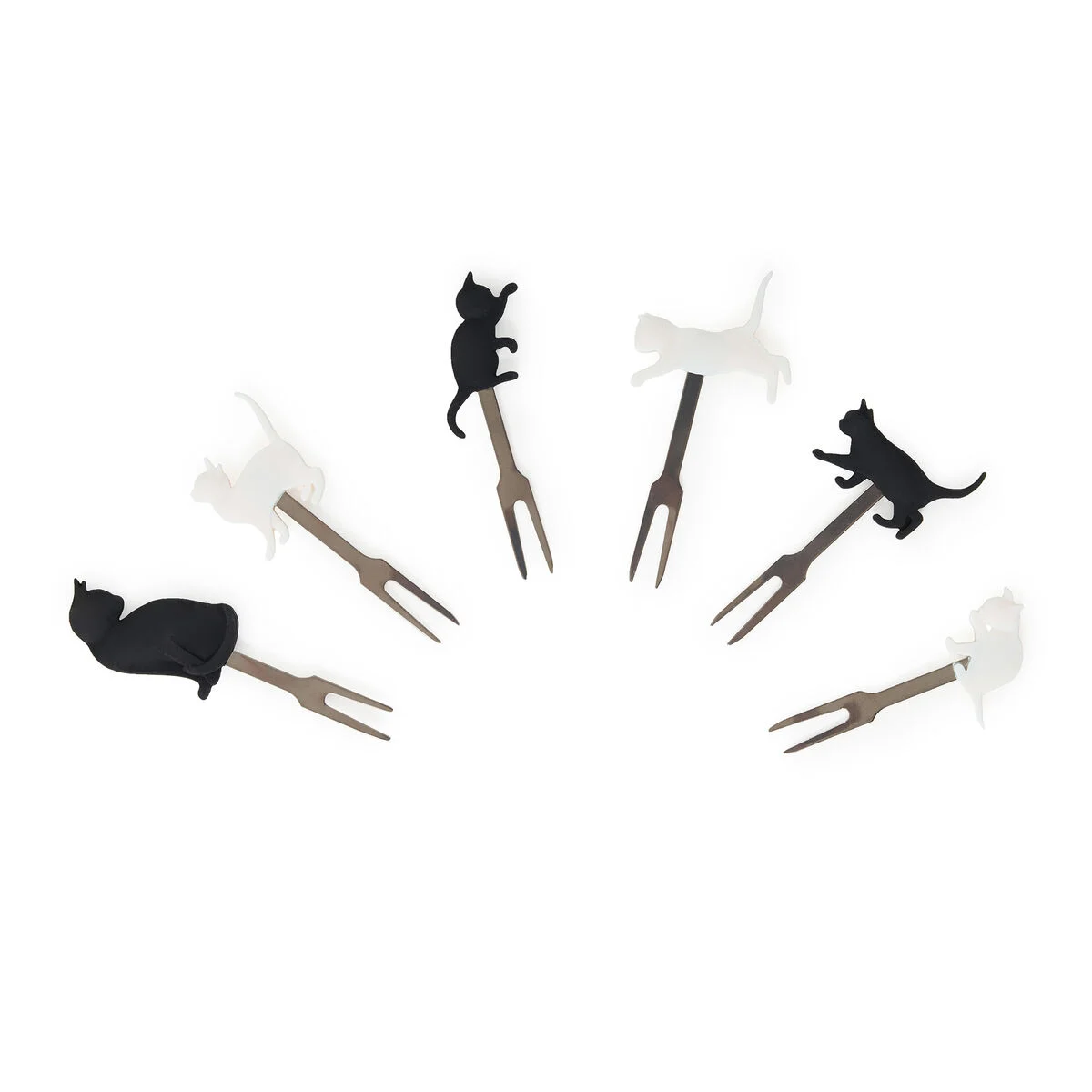 Legami Kitty - Meow Set of 6 Aperitif Forks - Image 2
