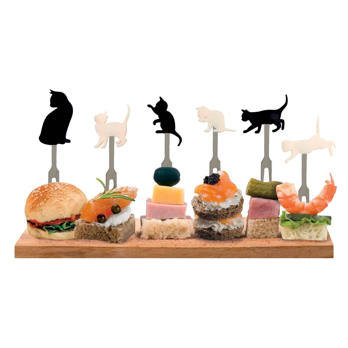 Legami Kitty - Meow Set of 6 Aperitif Forks - Image 3