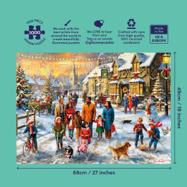 Gibsons A Christmas Wander Limited Edition 1000 Piece Jigsaw Puzzle
