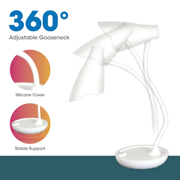Unilux Ukky LED Desk Lamp White - Image 2