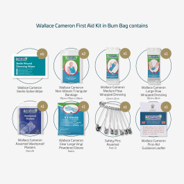 Wallace Cameron Astroplast First Aid Bum Bag Complete