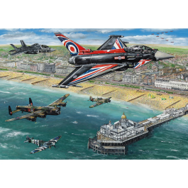 Gibsons Airshow Eastbourne 500 Piece Jigsaw Puzzle