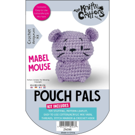 Knitty Critters Pouch Pals Kit – Mabel Mouse