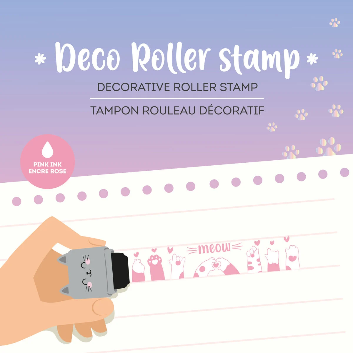 Legami Kitty Decorative Roller Stamp - Image 2