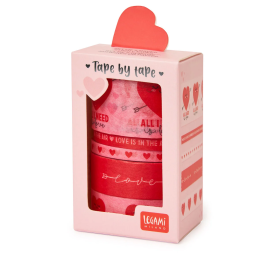 Legami Set of 5 Paper Sticky Tapes Heart