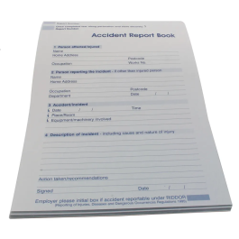 Wallace Cameron Accident Report Book A5
