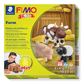 Staedtler Fimo Kids Playtime and Modelling Clay Set – Farm