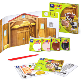 Staedtler Fimo Kids Playtime and Modelling Clay Set – Farm
