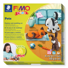 Staedtler Fimo Kids Playtime and Modelling Clay Set – Pets