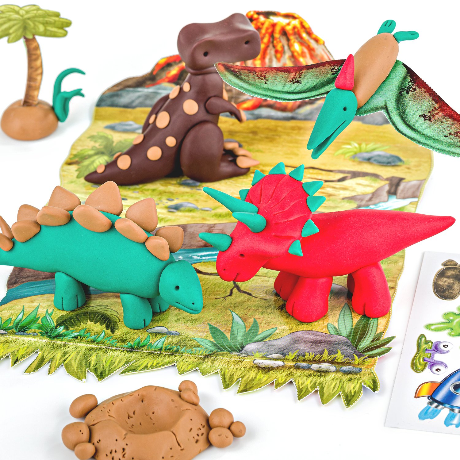 Staedtler Fimo Kids Playtime and Modelling Clay Set - Dino - Image 4