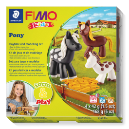 Staedtler Fimo Kids Playtime and Modelling Clay Set – Pony