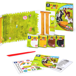 Staedtler Fimo Kids Playtime and Modelling Clay Set – Pony