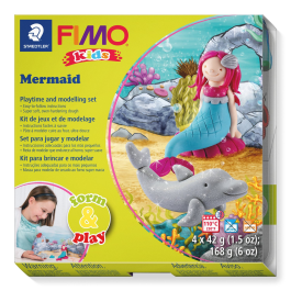 Staedtler Fimo Kids Playtime and Modelling Clay Set – Mermaid