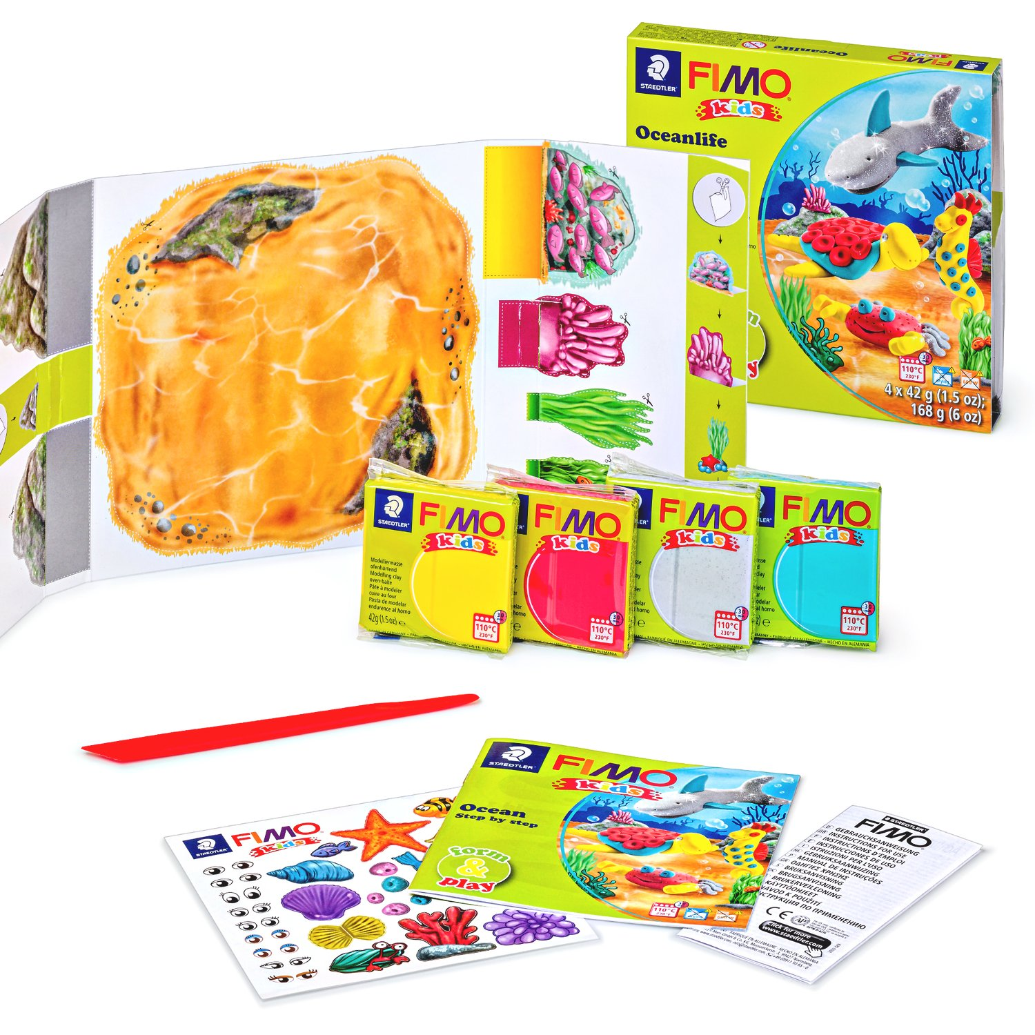 Staedtler Fimo Kids Playtime and Modelling Clay Set - Oceanlife - Image 2