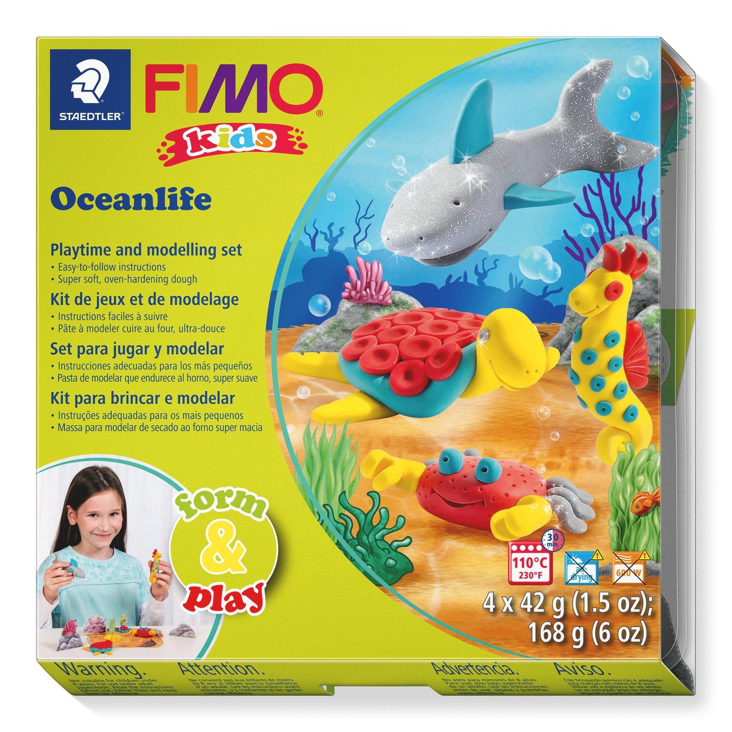 Staedtler Fimo Kids Playtime and Modelling Clay Set - Oceanlife