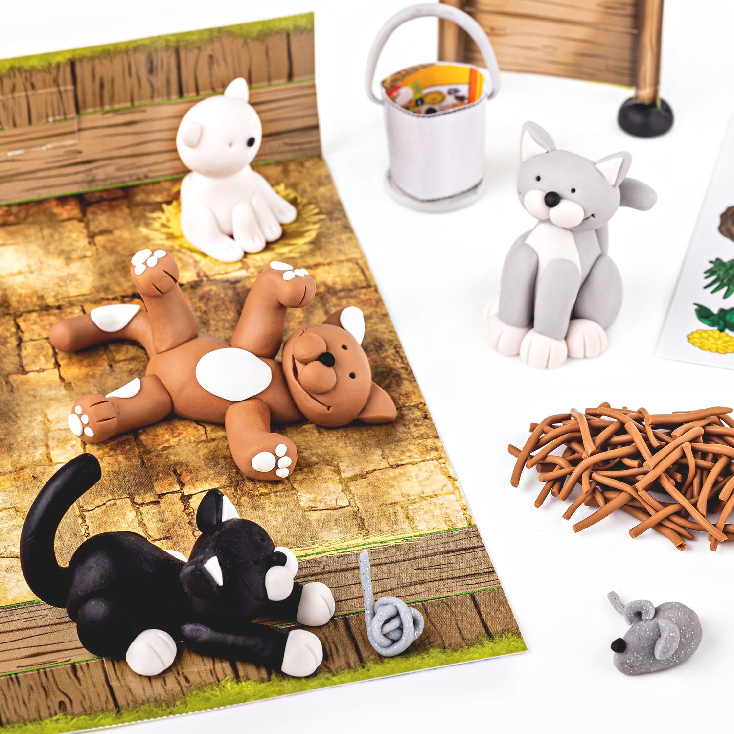 Staedtler Fimo Kids Playtime and Modelling Clay Set - Cat - Image 4