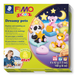 Staedtler Fimo Kids Playtime and Modelling Clay Set – Dreamy Pets