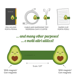 Legami Avocado Magnetic Clip
