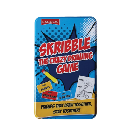 Lagoon Skribble Crazy Drawing Game Tin