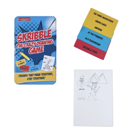 Lagoon Skribble Crazy Drawing Game Tin