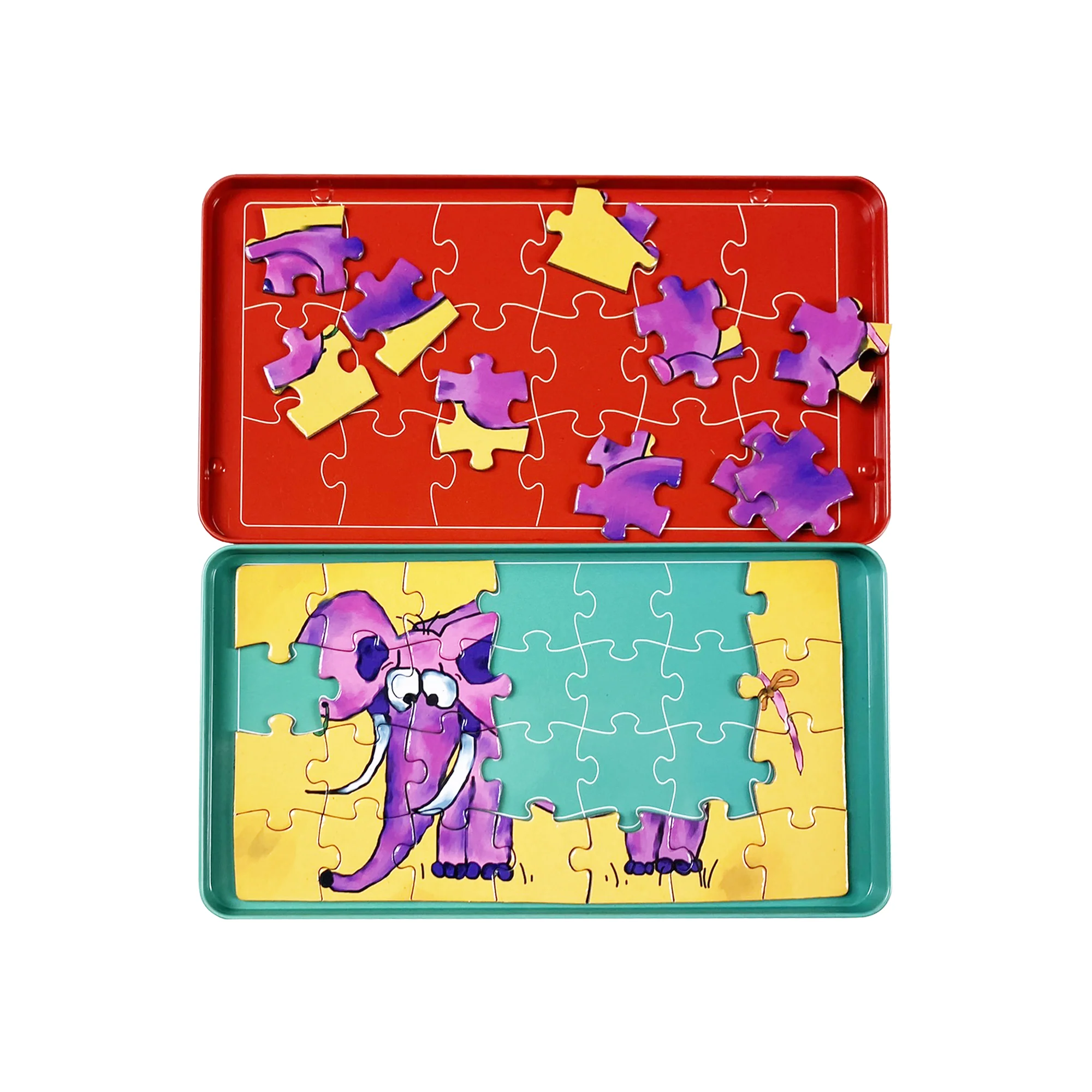 The Purple Cow Magnetic Puzzles Magnetic Travel Game - Image 2