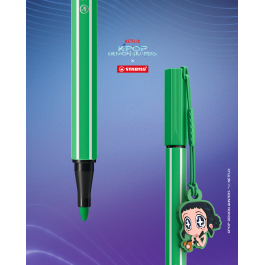 STABILO Pen 68 KPop Demon Hunters Felt-Tip Pens with Charms