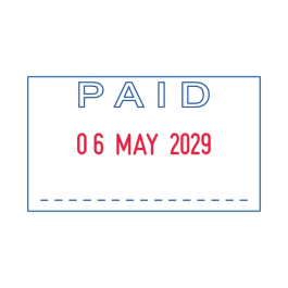Trodat Printy 4750L2 Dater Stamp – Paid