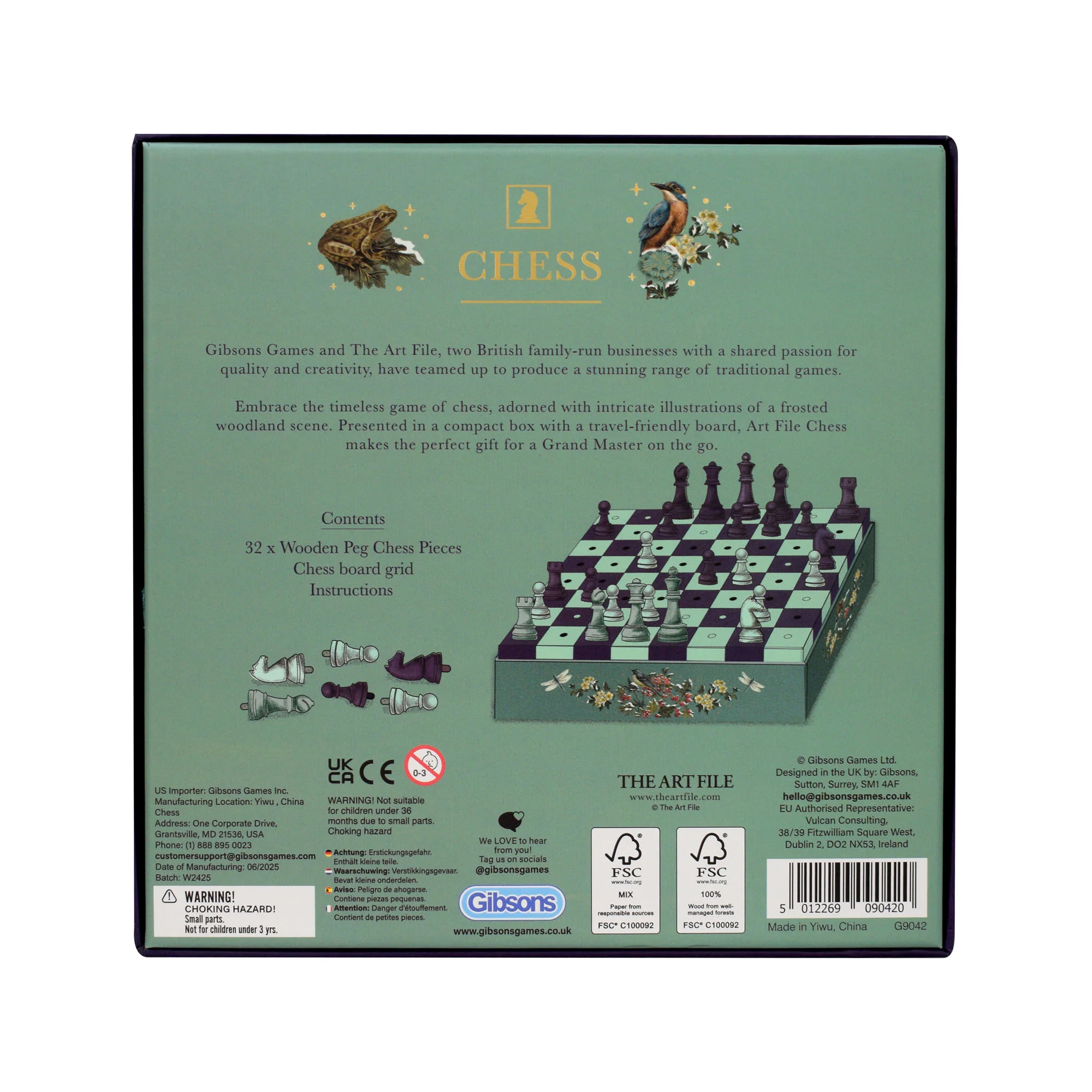 Gibsons Games The Art File Chess - Image 3