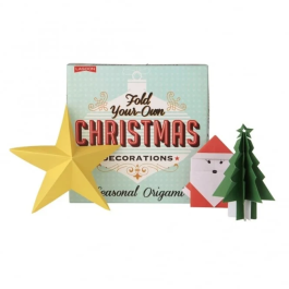 Lagoon Fold-Your-Own Christmas Origami Set