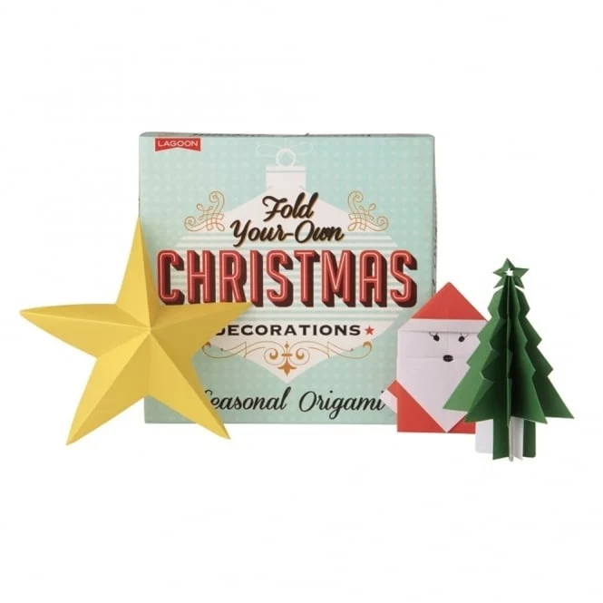 Lagoon Fold-Your-Own Christmas Origami Set - Image 2