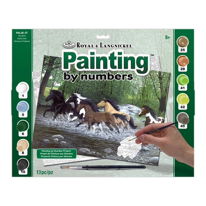 Royal & Langnickel Painting by Numbers Adult Free Spirits