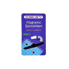 The Purple Cow Battleship Magnetic Travel Game