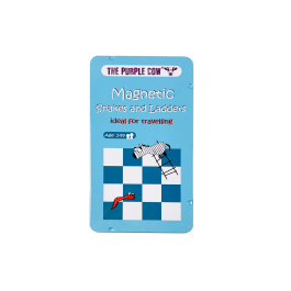 The Purple Cow Snakes & Ladders Magnetic Travel Game