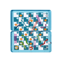 The Purple Cow Snakes & Ladders Magnetic Travel Game
