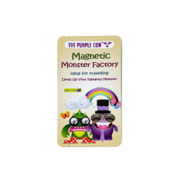 The Purple Cow Monster Factory Magnetic Travel Game